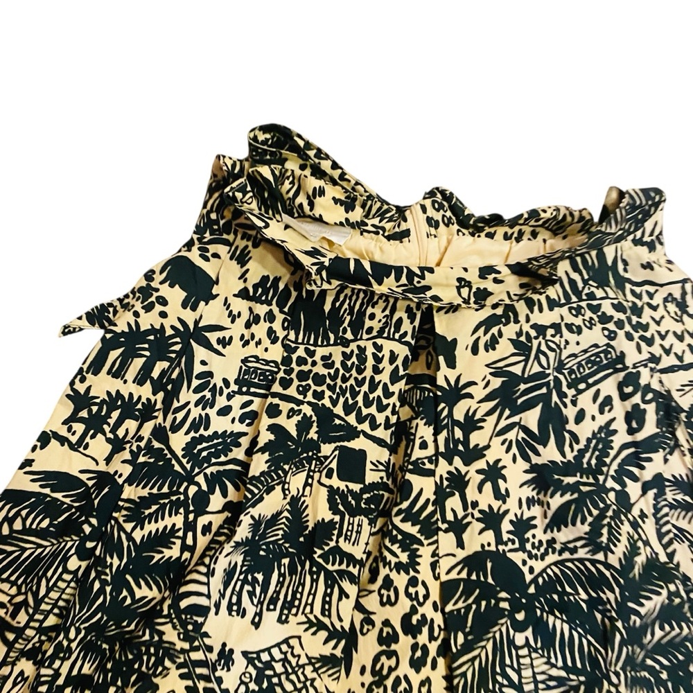 ANTHROPOLOGIE COREY LYNN CALTER | Palm Garden Paper Bag Skirt. Sz. 10 - Picture 6 of 9